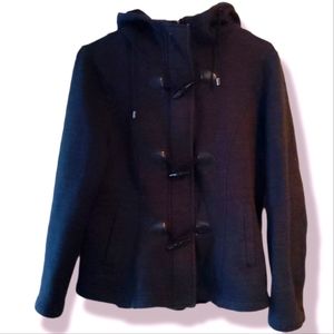 Chic warm peacoat-style jacket